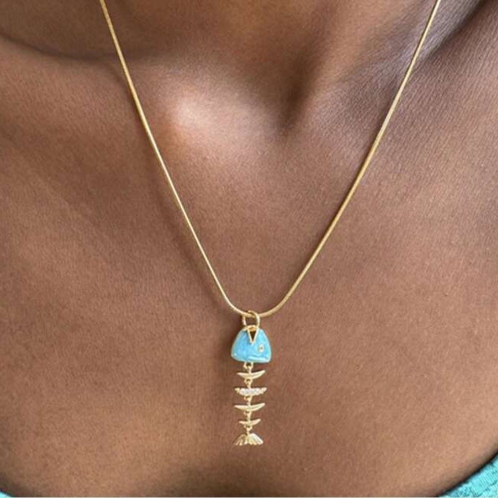 Fishbone Necklace #1992
